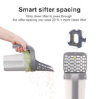 Cat Litter Scooper System with Optional Waste Bags