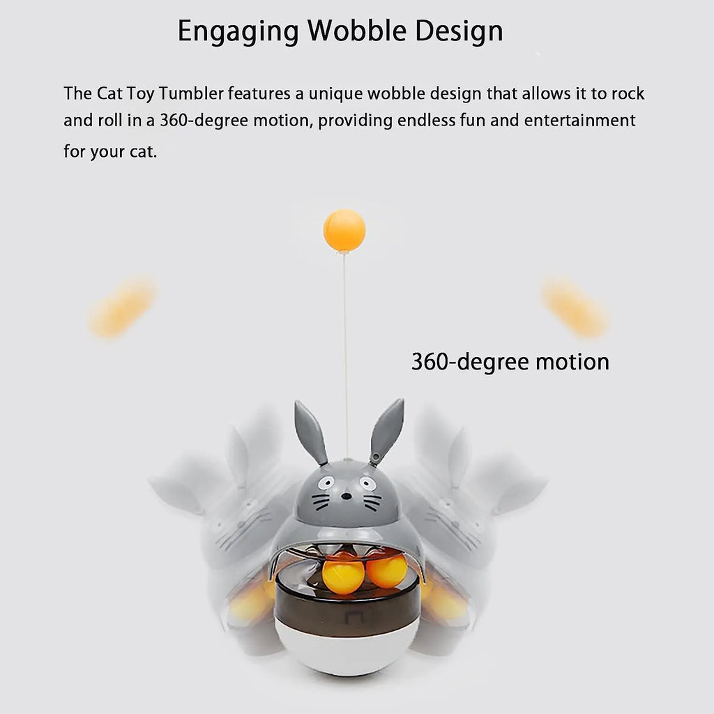 Interactive Tumbler Cat Toy in 4 Colors