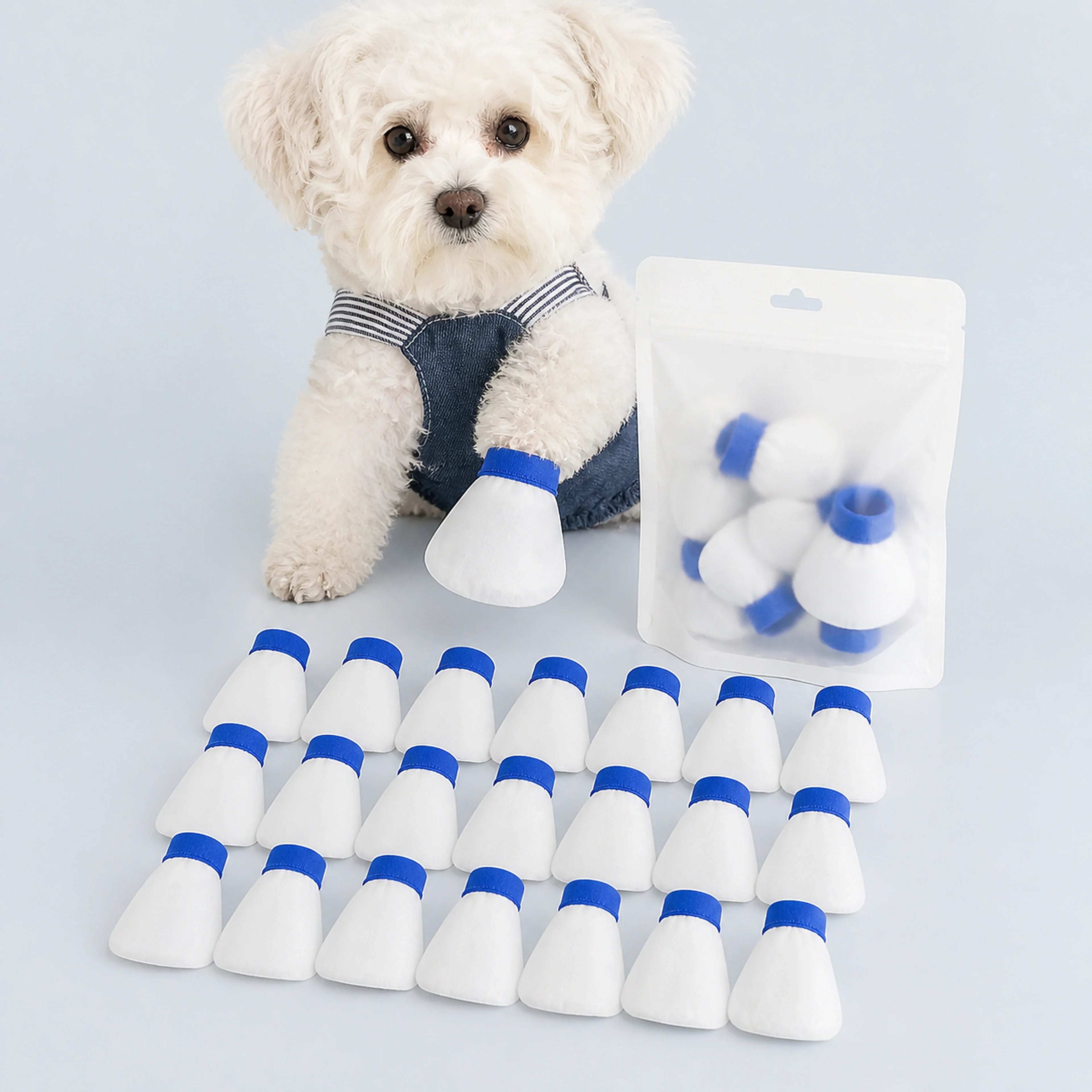 Disposable Pet Paw Covers – 20 Pack, 2 Styles, 3 Sizes | ALDERKIN