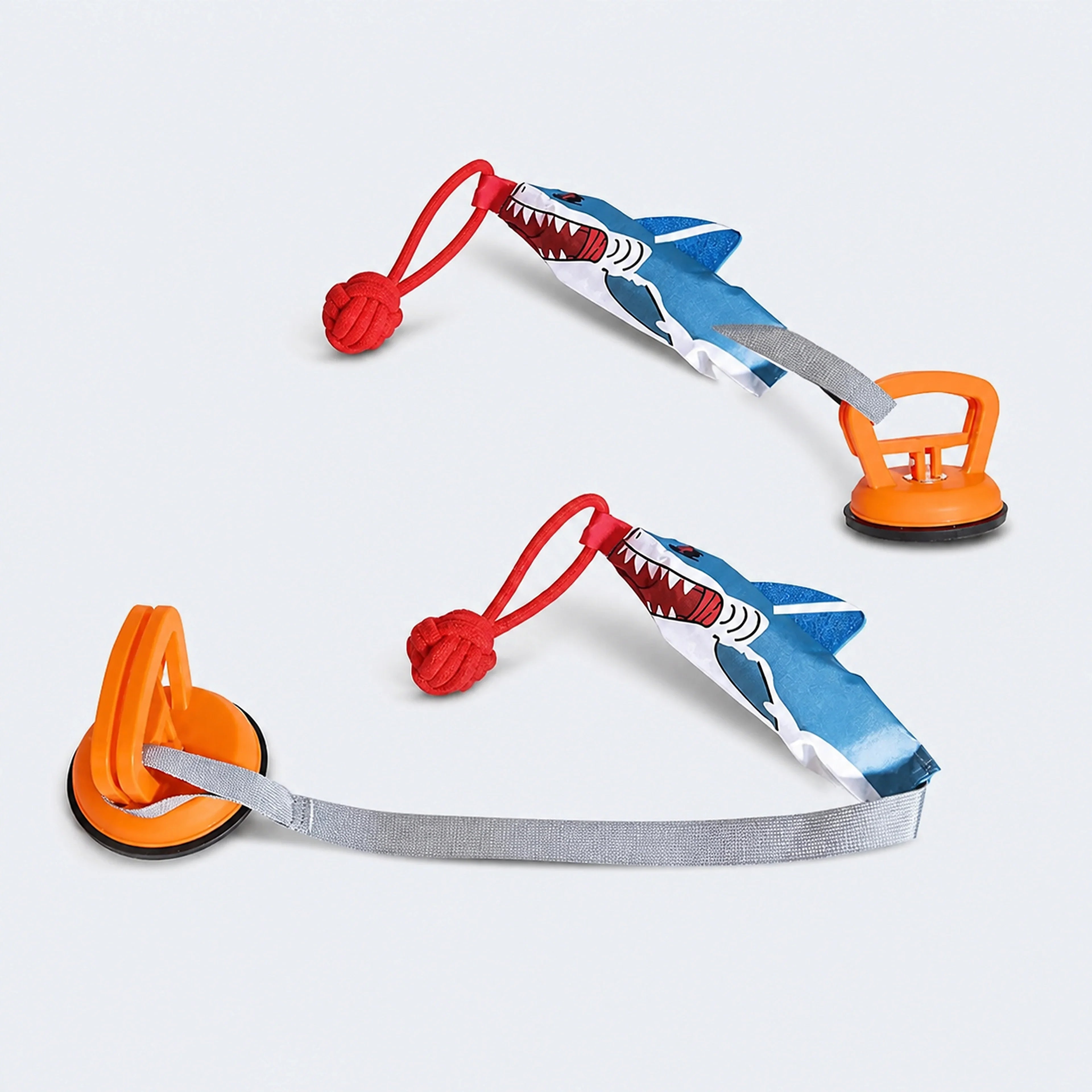 Dog Rope Tug Toy with Suction Cup or Handheld Grip | ALDERKIN
