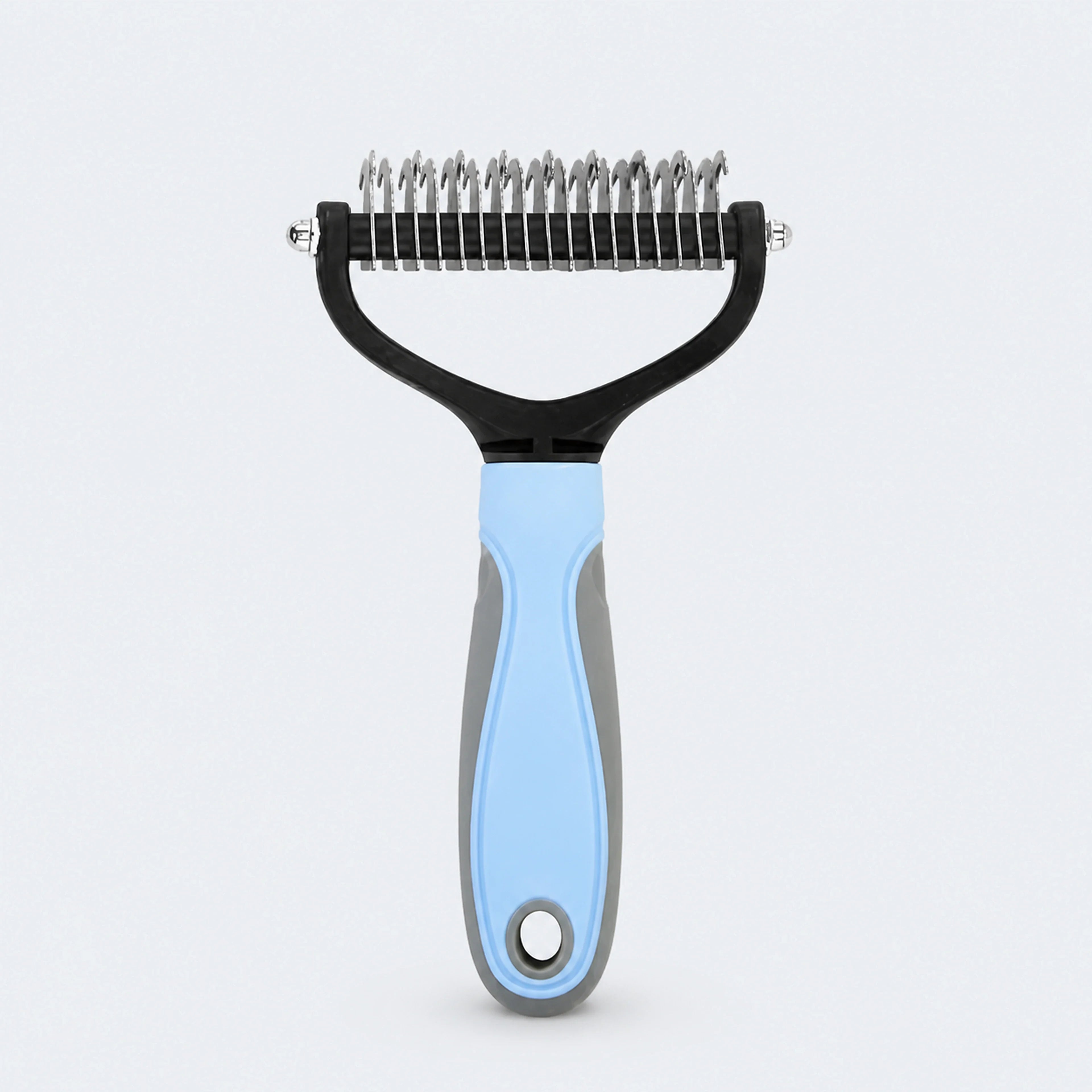 Double-Row Pet Dematting Rake – 2 Colors, 2 Sizes | ALDERKIN
