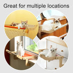 Adjustable Window Sill Cat Perch with Soft Cover – 9 Styles