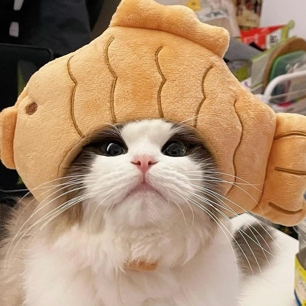 Plush Character Pet Hat – 13 Styles, Single or 3-Piece Set