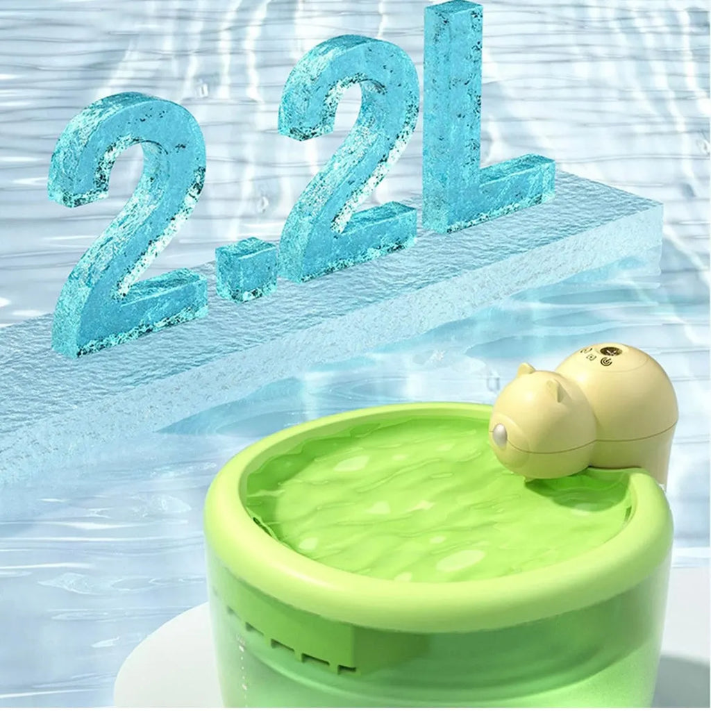 Bee-Shaped Pet Water Fountain with Filter Options