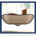 Khaki Car Window Perch Hammock for Pets