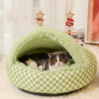 Washable Winter Cave Bed for Cats