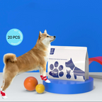 Disposable Pet Paw Covers – 20 Pack, 2 Styles, 3 Sizes