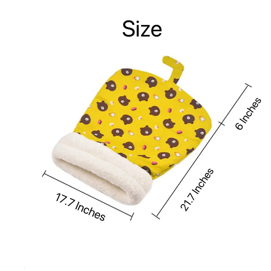 Warm Winter Sleeping Bag Bed for Cats
