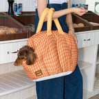 Portable Bolster Pet Travel Bed with Handle – 2 Colors