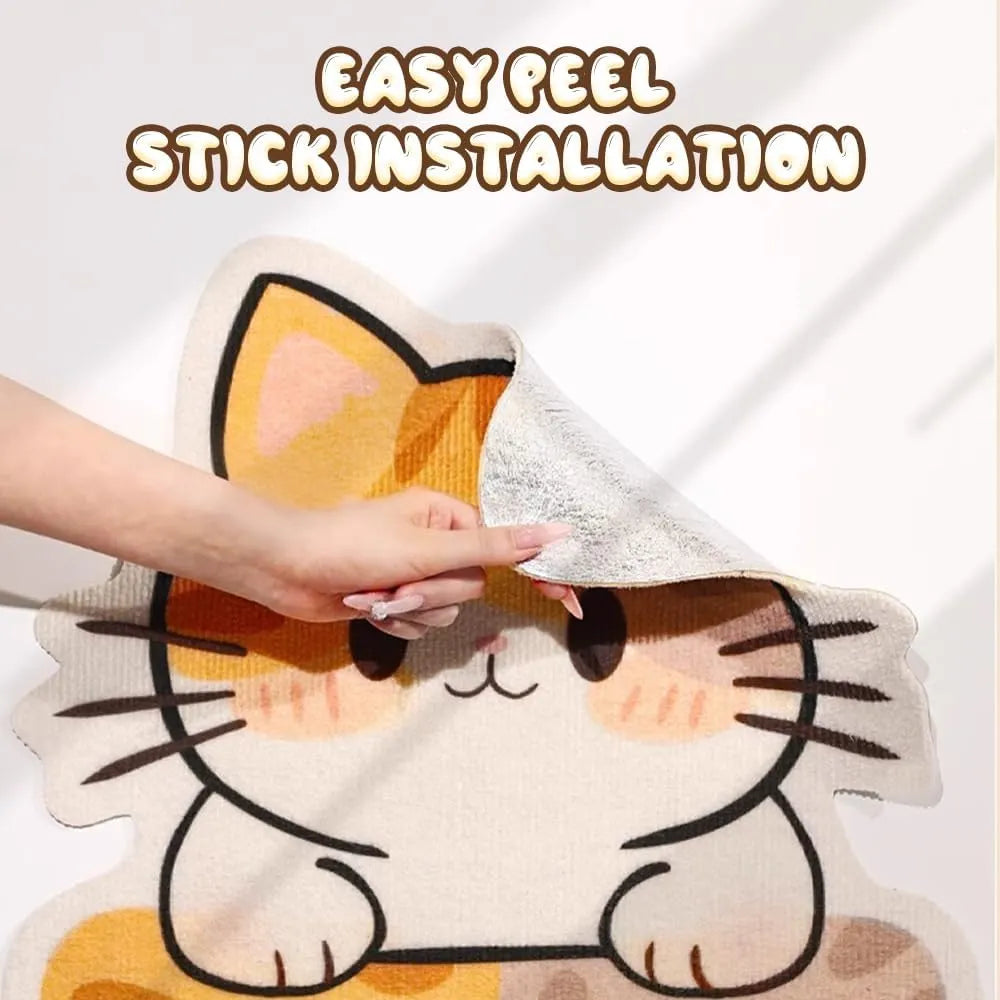 Self-Adhesive Wall-Mounted Cat Scratching Pad