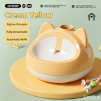 Cat-Ear Gravity Pet Water Dispenser with Weighted Base – 4 Colors