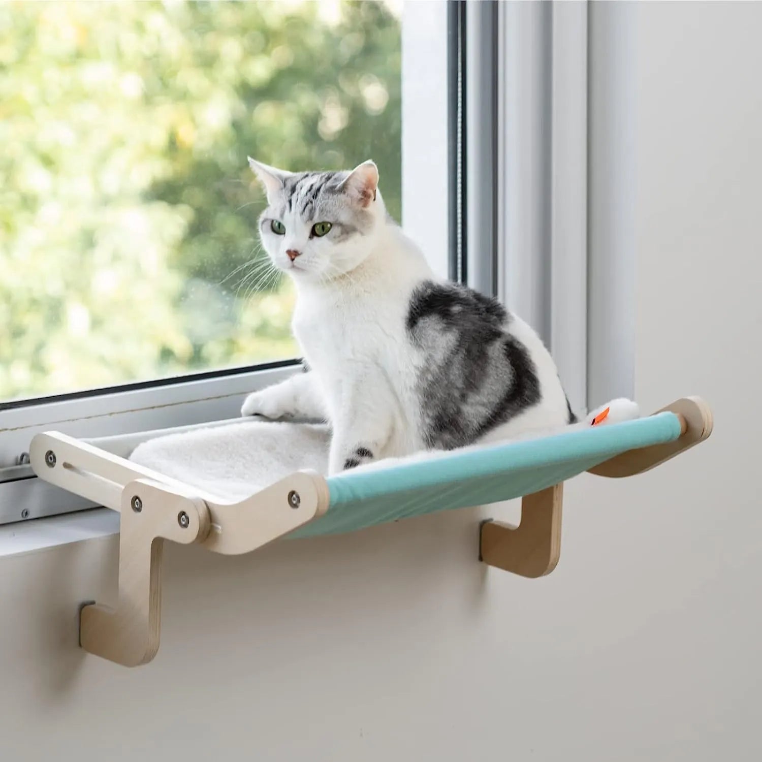 Adjustable Window Sill Cat Perch with Soft Cover – 9 Styles