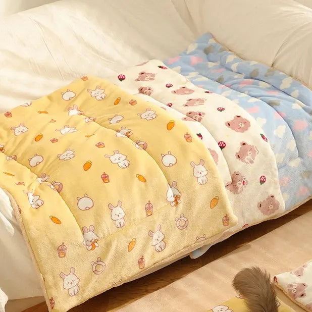 Cat Blanket in 3 Patterns & 6 Sizes