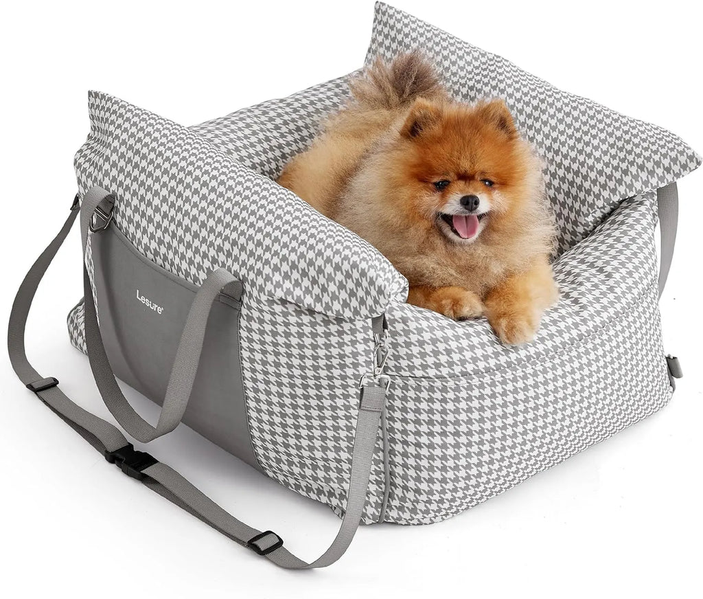 Bolstered Small Pet Car Seat & Travel Bed – 9 Colors
