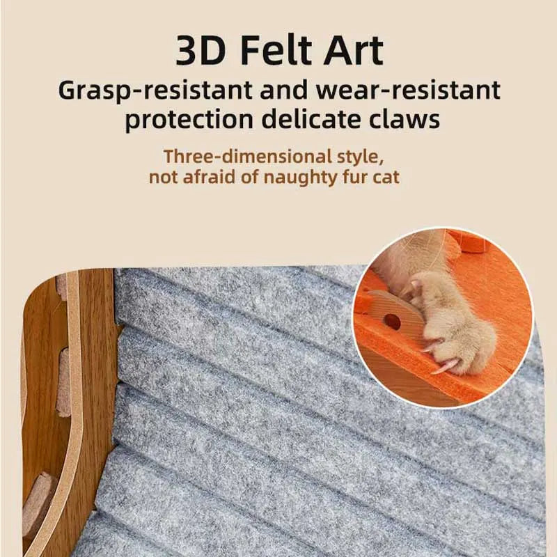 A-Frame Cat Scratcher House with Ramp – Multiple Styles