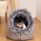 Warm Enclosed Pet House for Cats & Small Dogs – M or L