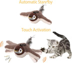 Motion-Activated Electronic Cat Toys – Bird, Mouse, or Butterfly