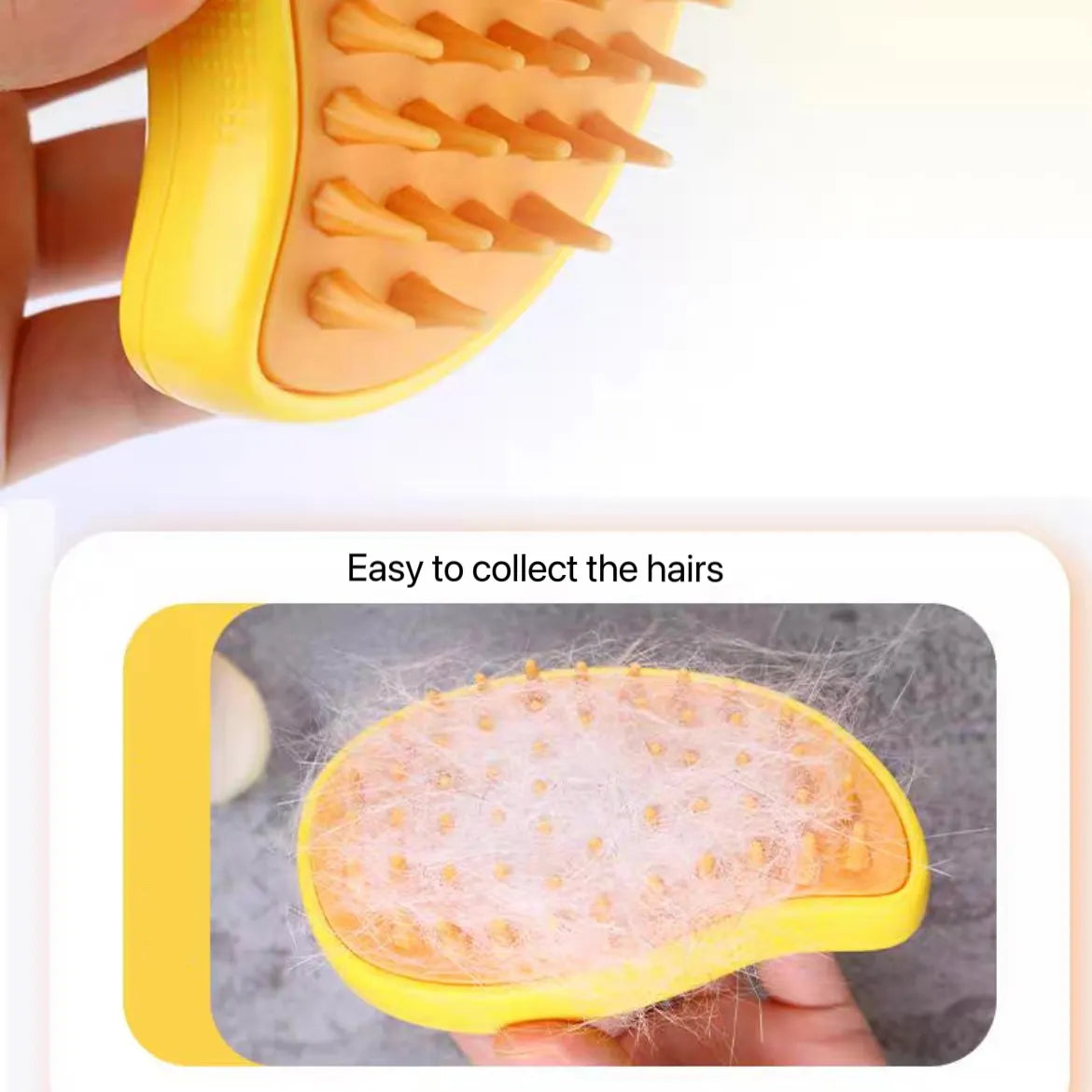 Pet Grooming Brush with Mist Reservoir – 4 Styles