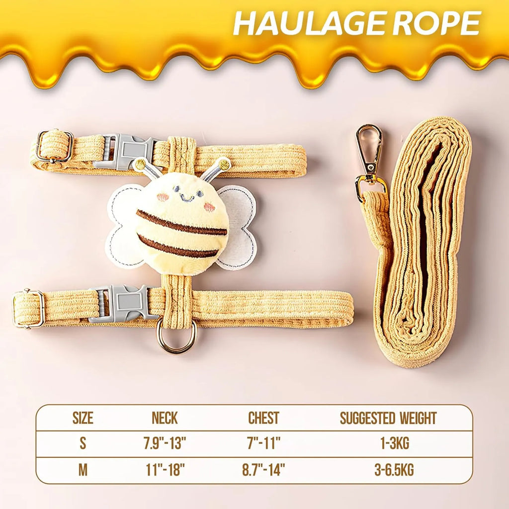 Adjustable Escape-Resistant Cat Harness & Leash Set