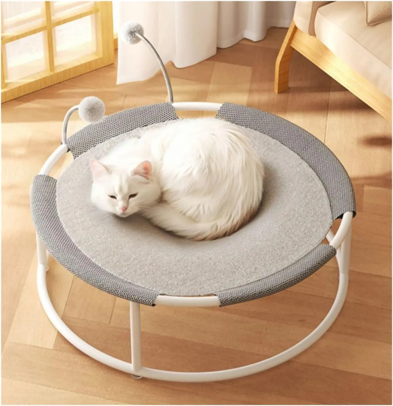 Breathable Round Mesh Cat Hammock Bed