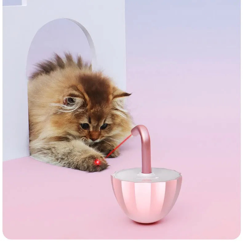 360° Automatic Tumbler Cat Laser Toy – Color Options