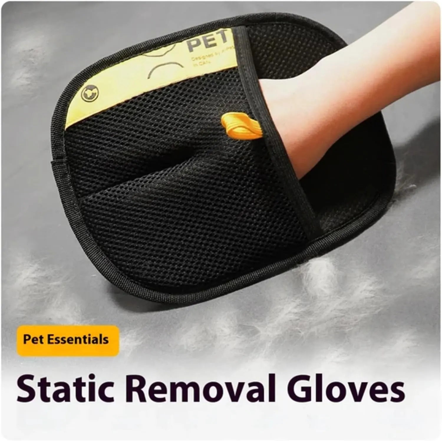 Double-Sided Pet Grooming Glove for Dogs and Cats – 1 or 2 Pack