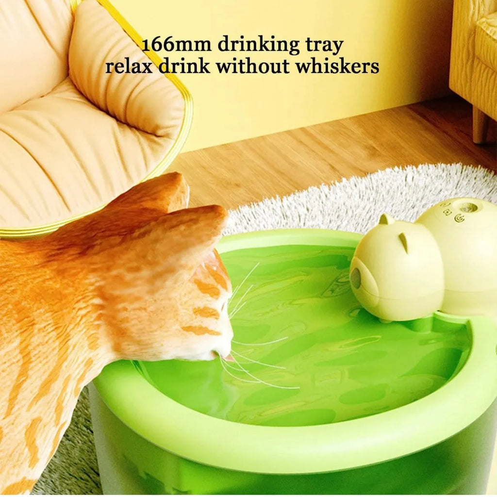 Bee-Shaped Pet Water Fountain with Filter Options