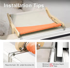 Adjustable Window Sill Cat Perch with Soft Cover – 9 Styles