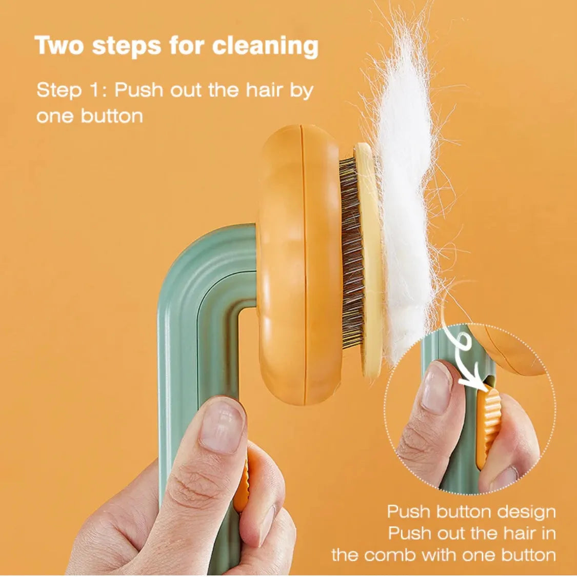 Self-Cleaning Slicker Brush for Cats & Dogs – 5 Colors