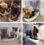 4L Gravity Pet Food & Water Dispenser