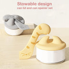 3-in-1 Pet Food Can Lid, Opener & Spoon