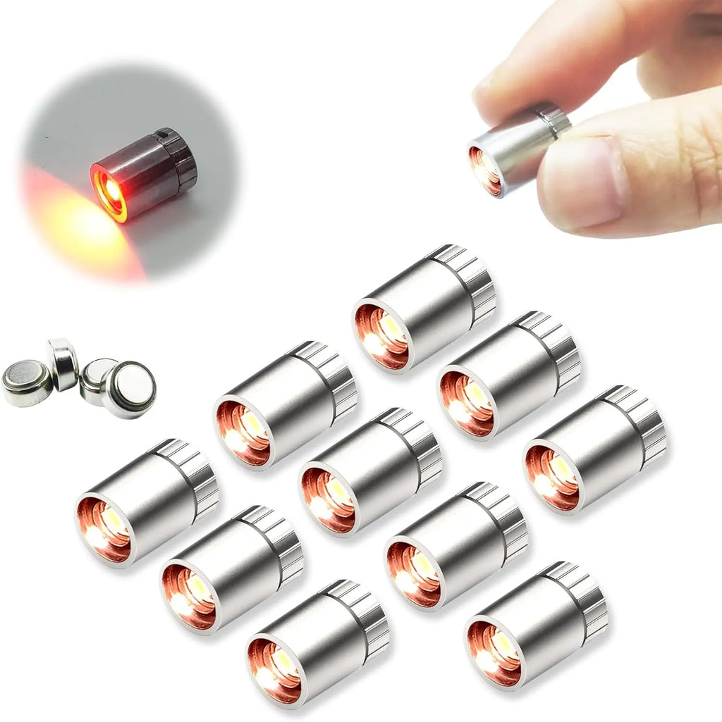 10-Pack Battery-Powered Mini LED Lights for Dollhouses & DIY Crafts