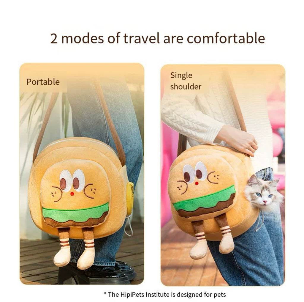 Plush Character Pet Crossbody and Shoulder Carriers – Multiple Designs
