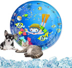 Water-Filled Sensory Play Mat for Cats – 26 to 42 in