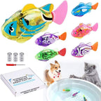 Swimming Robot Fish Pet Toys – 6-Piece Set