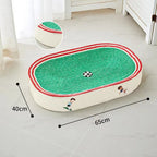Large Oval Woven Cat Scratcher Bed – 21 Styles