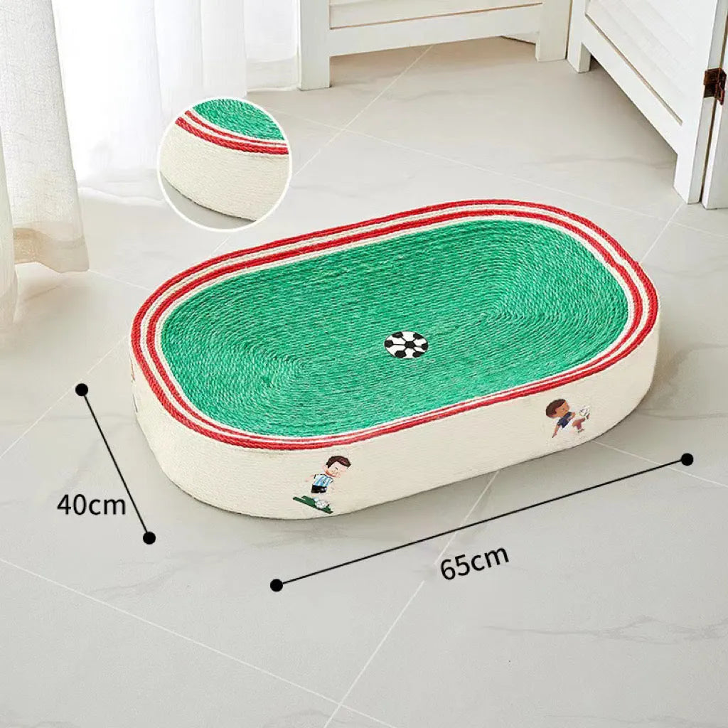 Large Oval Woven Cat Scratcher Bed – 21 Styles