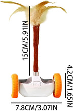 USB-Rechargeable Moving Cat Toy with Tail