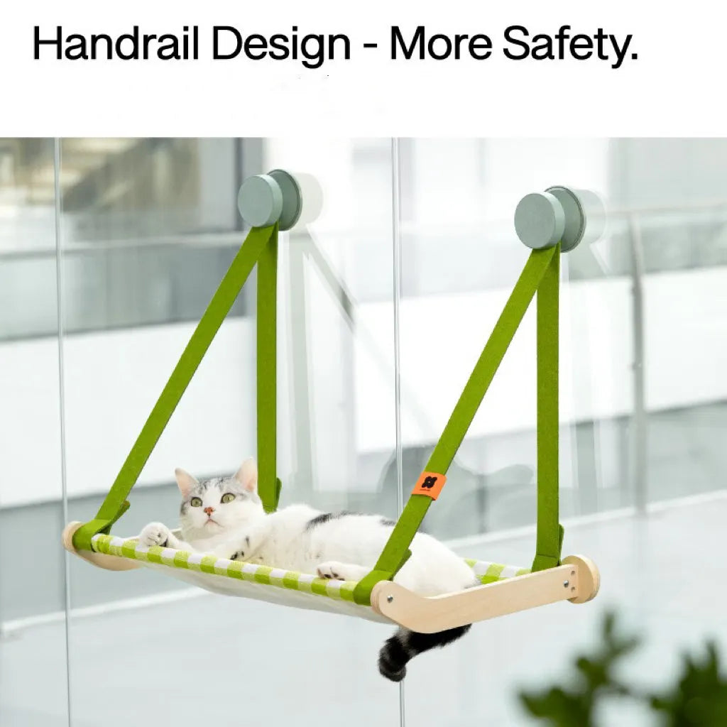 Suspended Cat Window Hammock with Adjustable Straps – 2 Colors