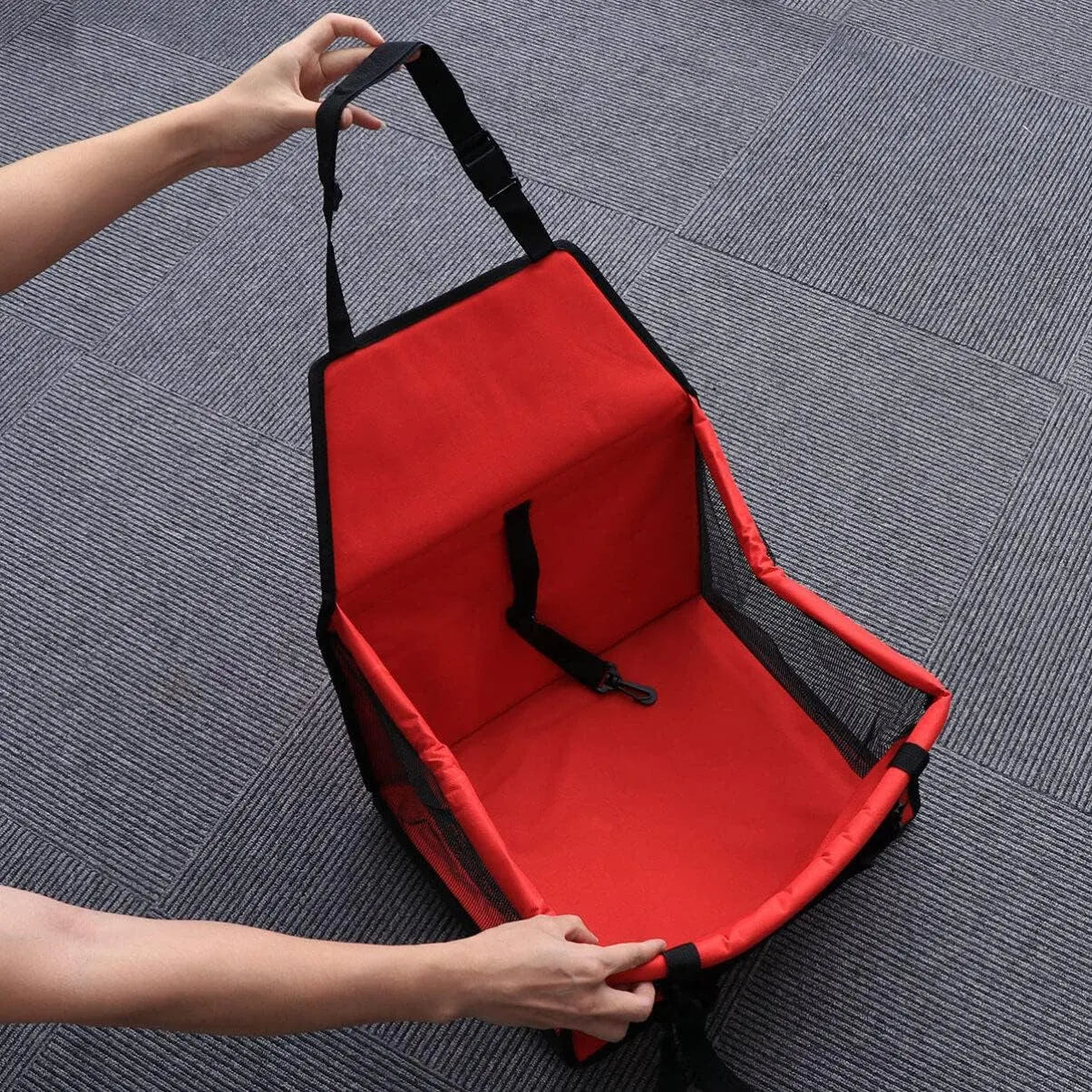 Portable Pet Car Booster Seat with Mesh Sides – 5 Styles