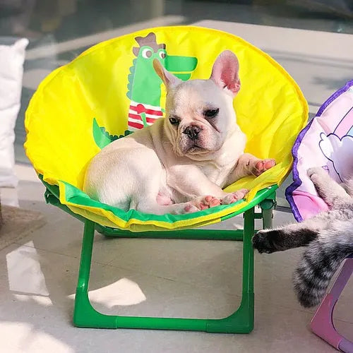 Foldable Oxford Cloth Chair for Cats & Small Dogs