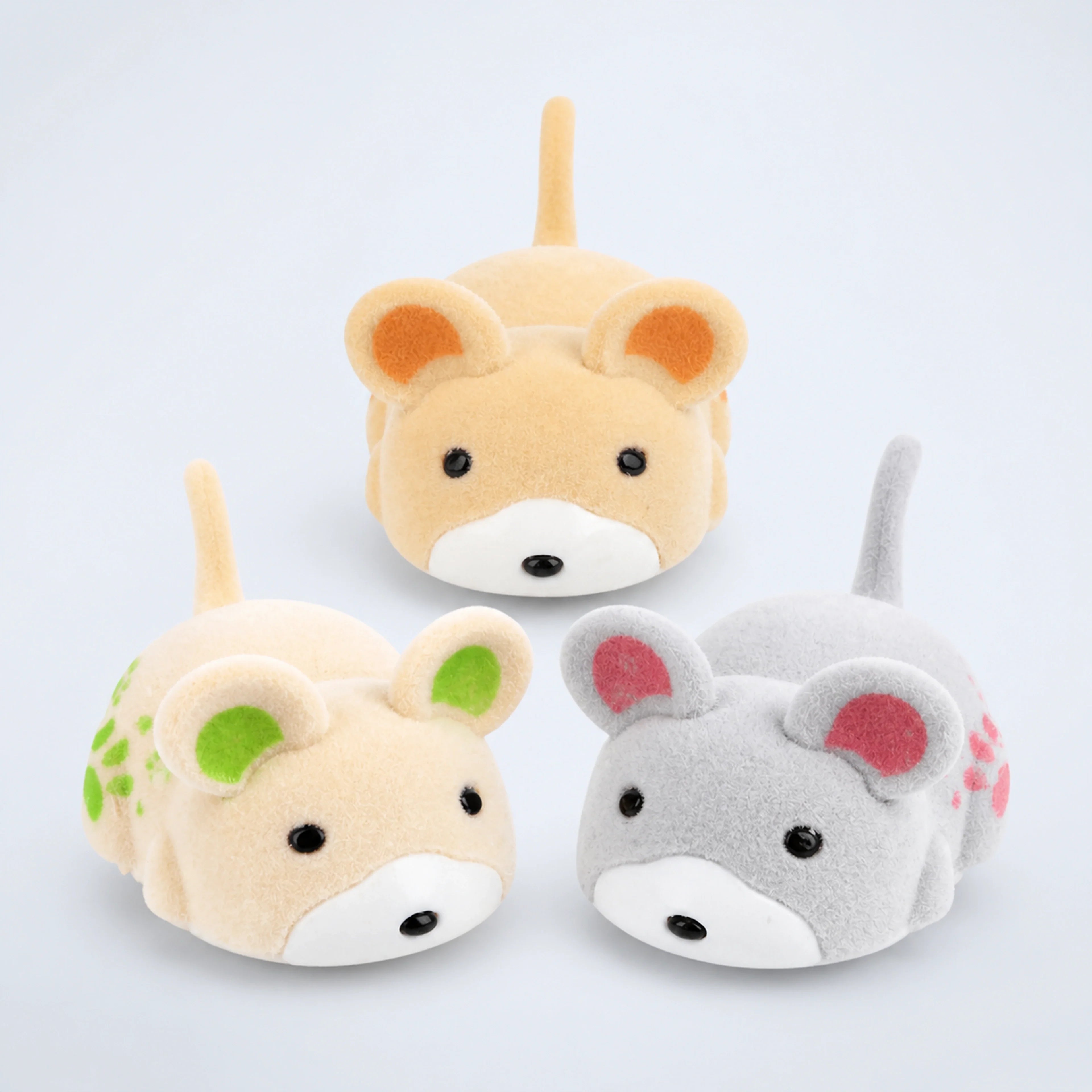 Electronic Plush Mouse Cat Toy – 3 Designs or 3-Piece Set | ALDERKIN