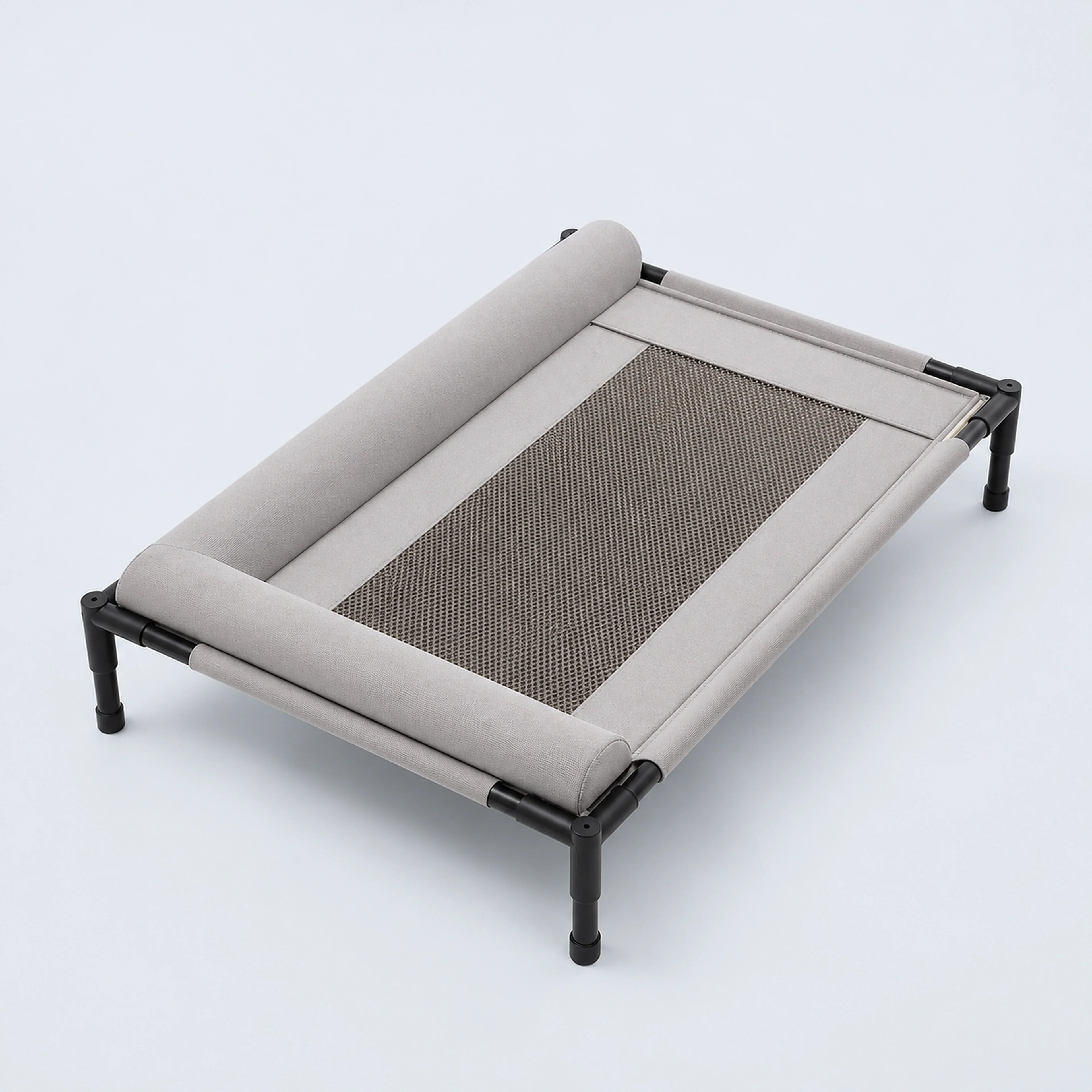 Elevated Mesh Dog Bed with Bolsters – 2 Colors, 2 Sizes | ALDERKIN