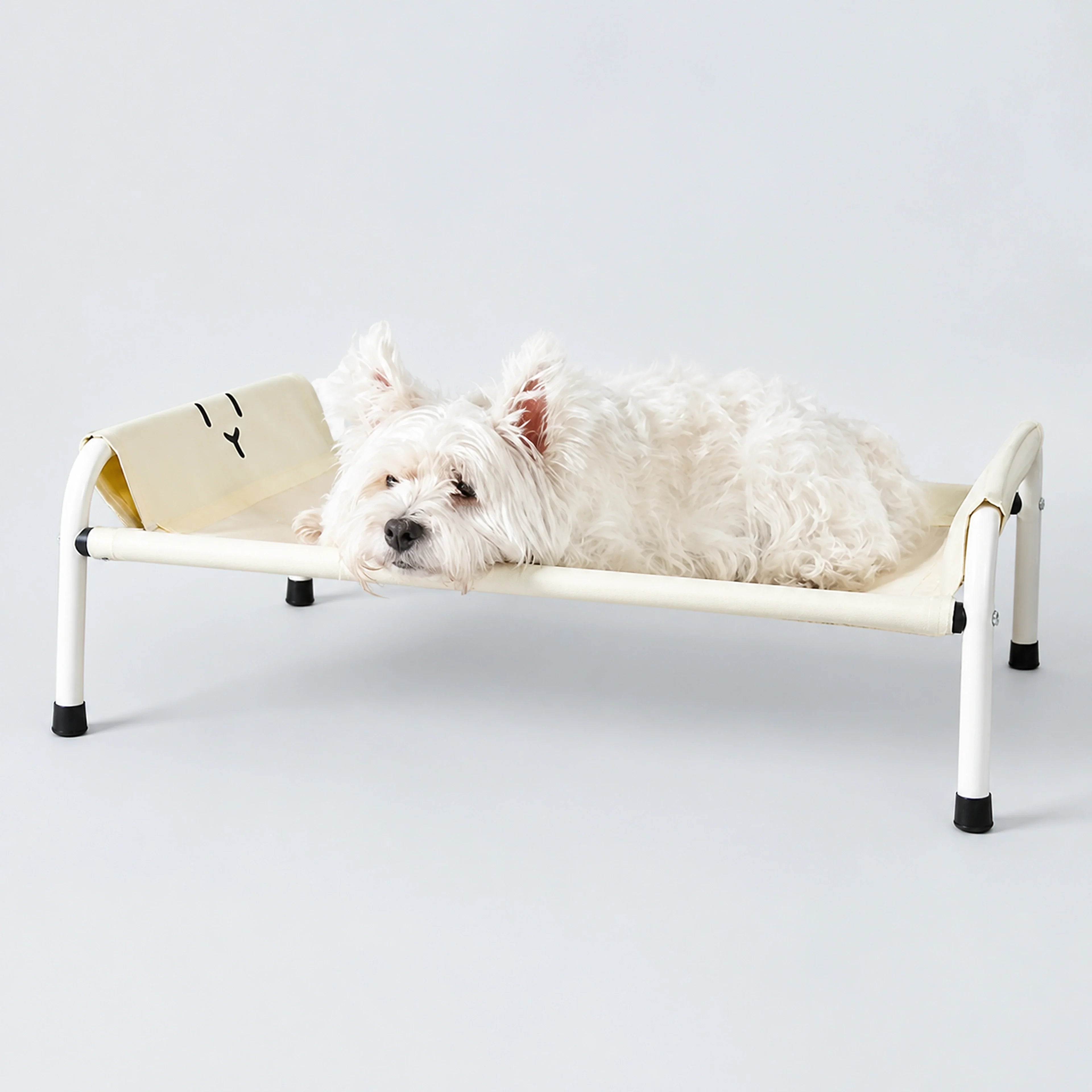Elevated Pet Camp Bed – Grey or Yellow, 3 Sizes | ALDERKIN