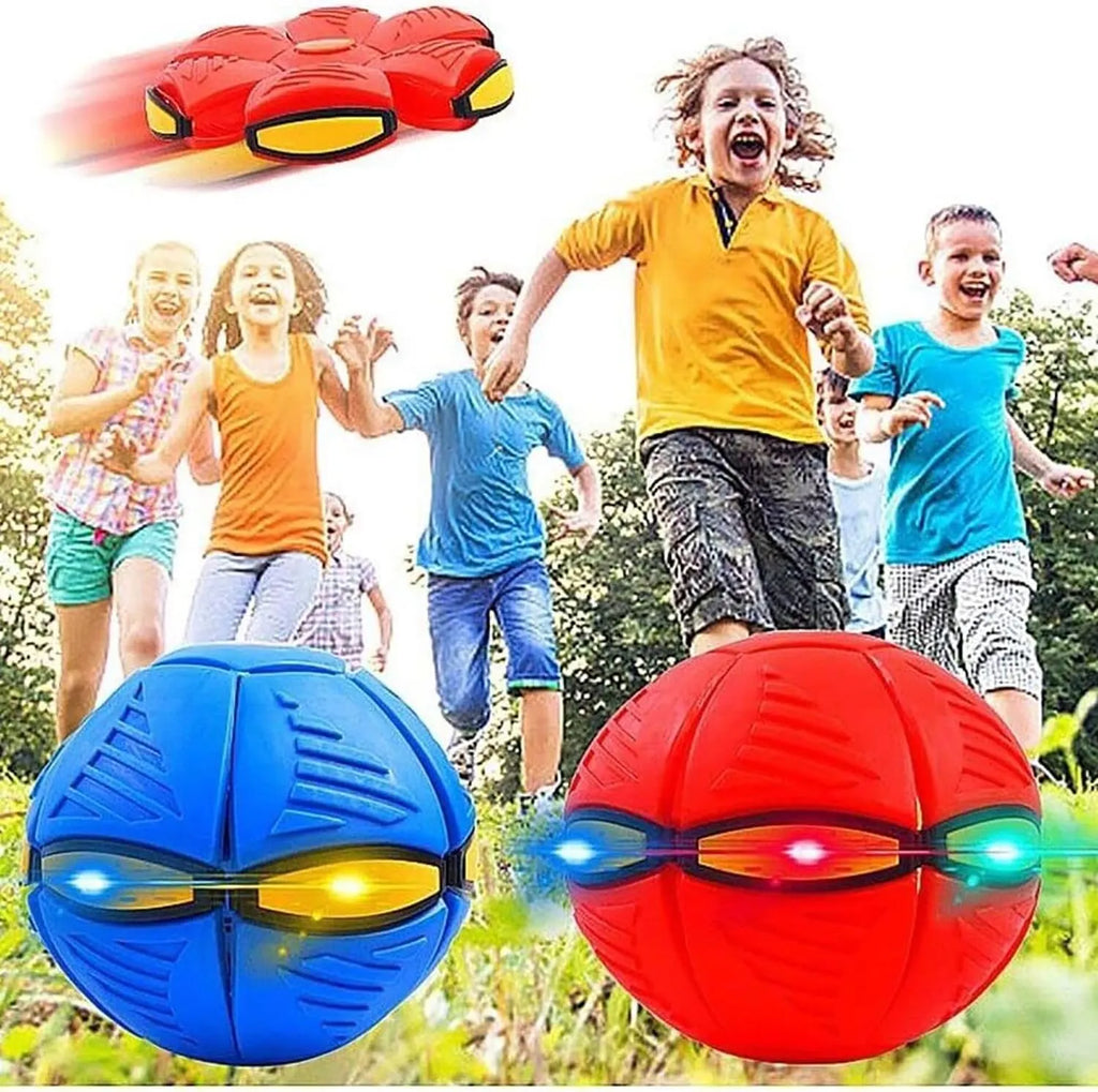 Transforming UFO Flying Disc Ball Toy – 2 Colors