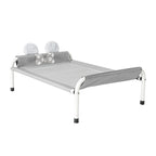 Elevated Pet Camp Bed – Grey or Yellow, 3 Sizes
