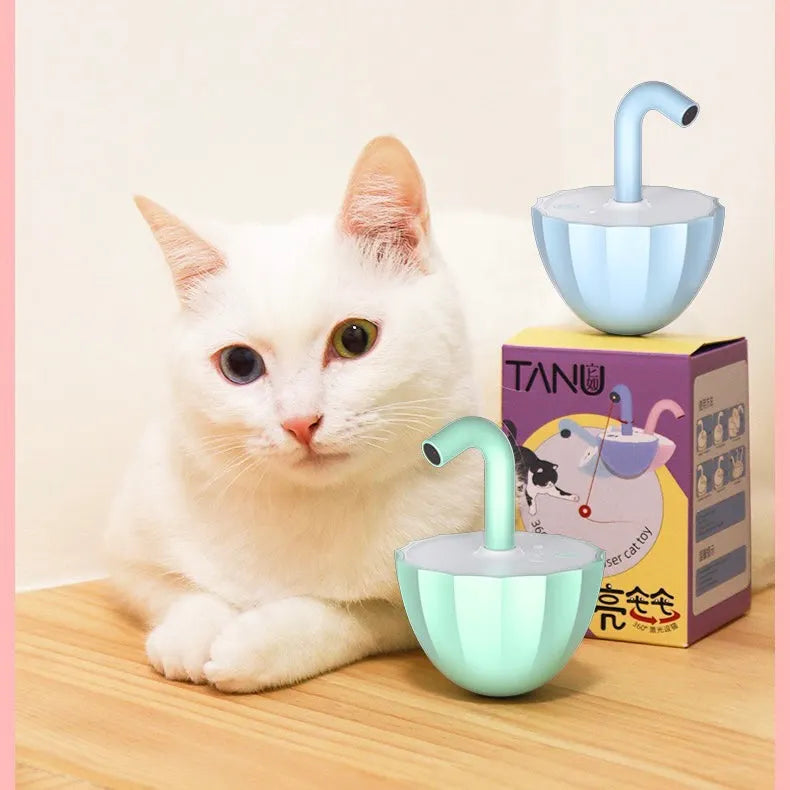 360° Automatic Tumbler Cat Laser Toy – Color Options