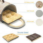 2-in-1 Foldable Pet Cave Bed – 3 Styles, 5 Sizes