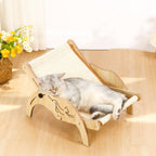 Adjustable Foldable Cat Hammock Chair with Sisal Option