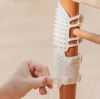 Corner-Mounted Cat Self-Grooming Brush
